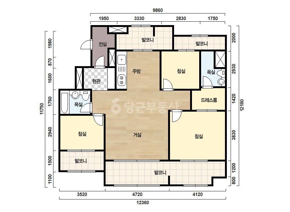 기본 평면도