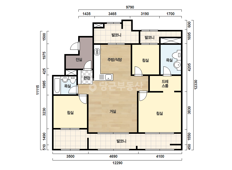 기본 평면도