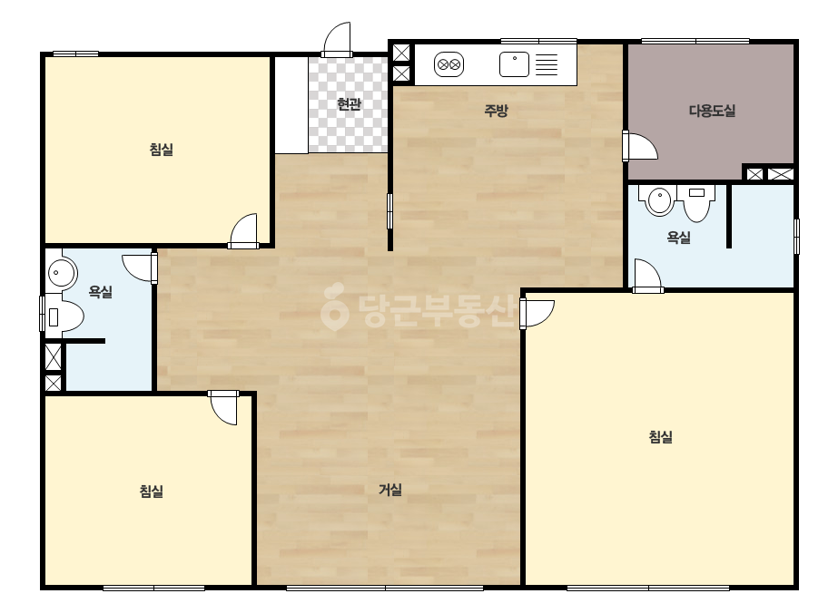 확장 평면도
