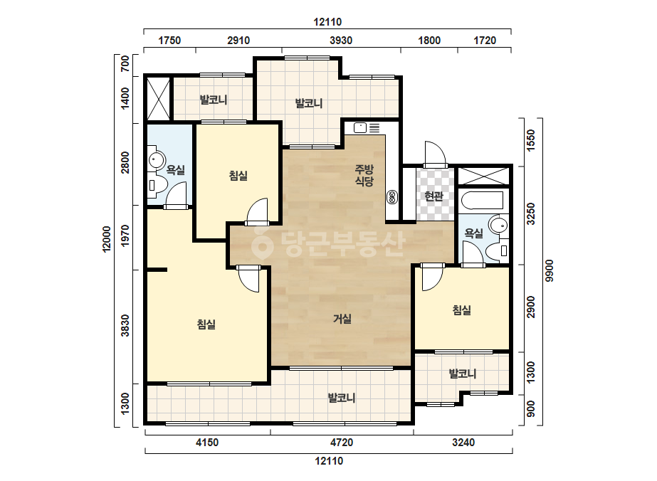 기본 평면도