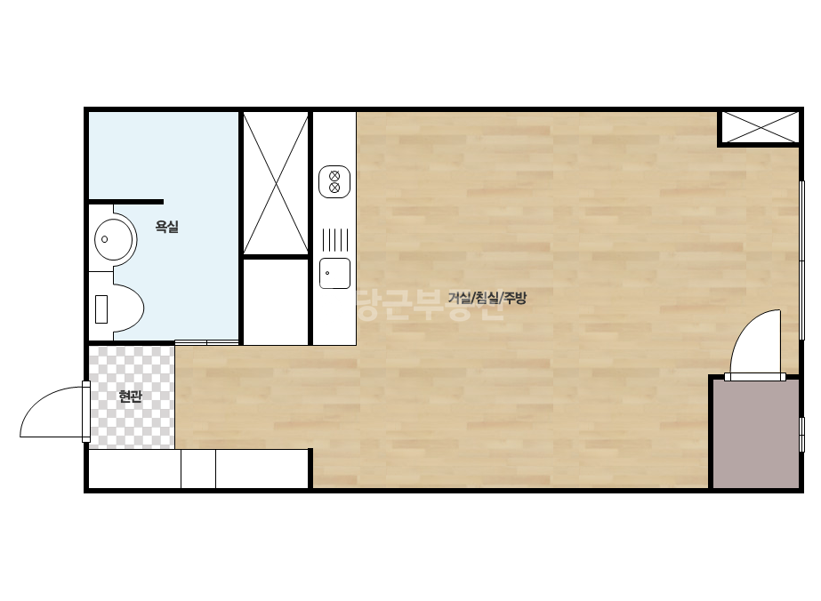 확장 평면도
