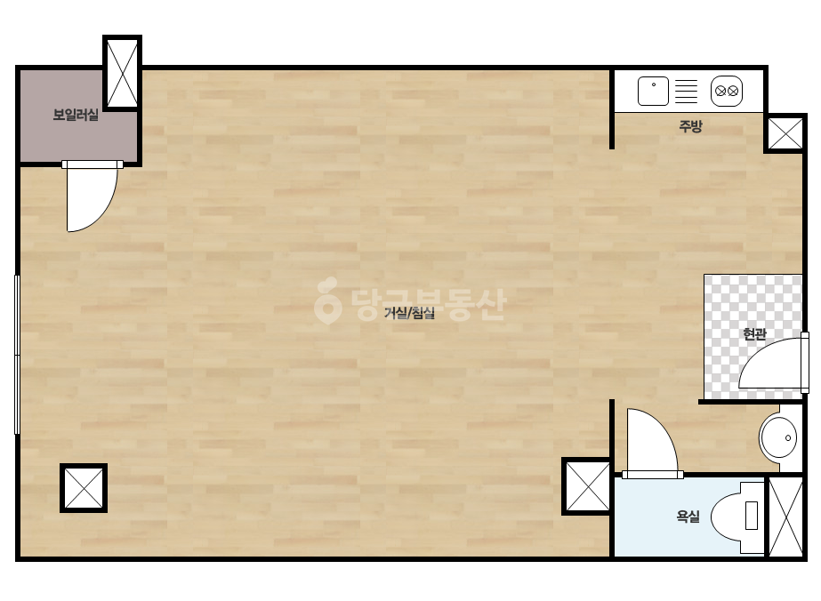 확장 평면도