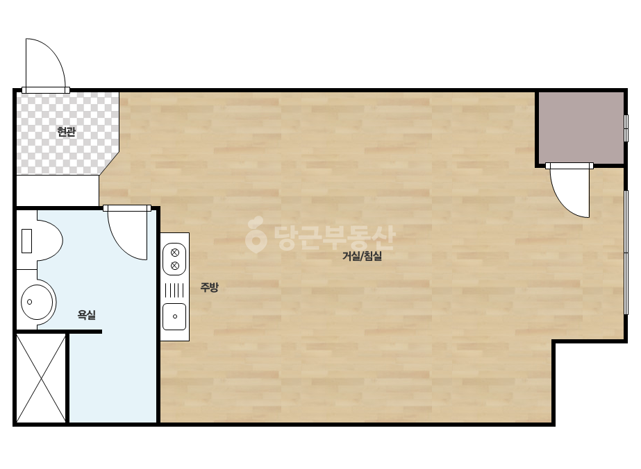확장 평면도