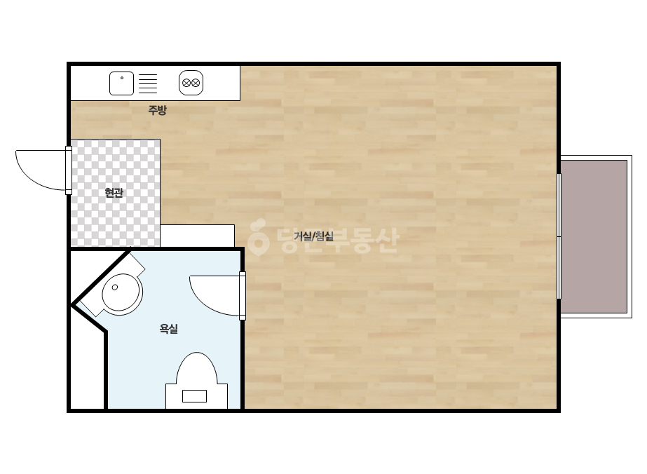 확장 평면도