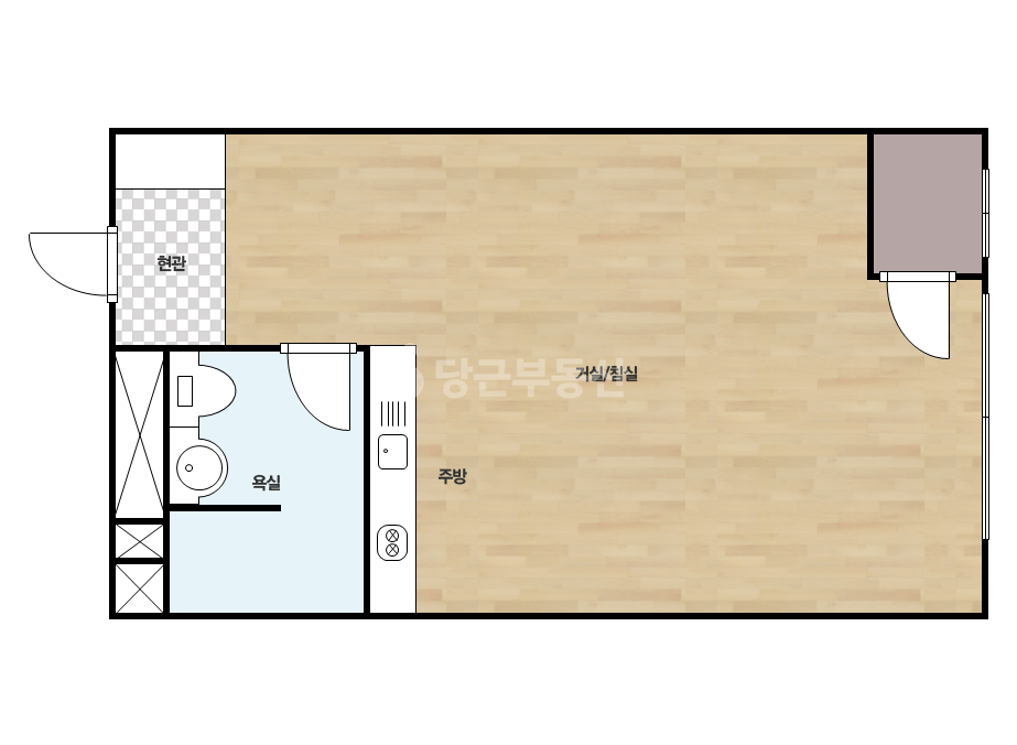 확장 평면도