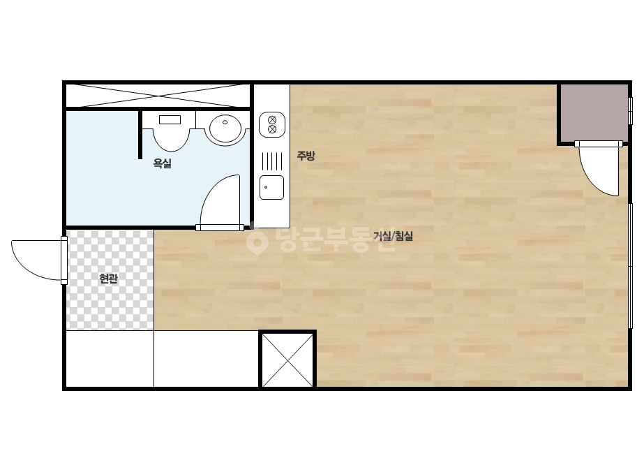 확장 평면도