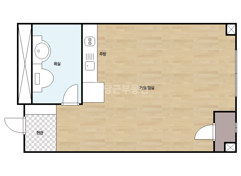 확장 평면도