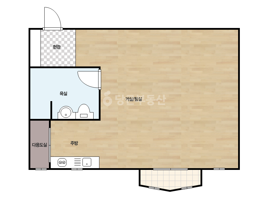 확장 평면도