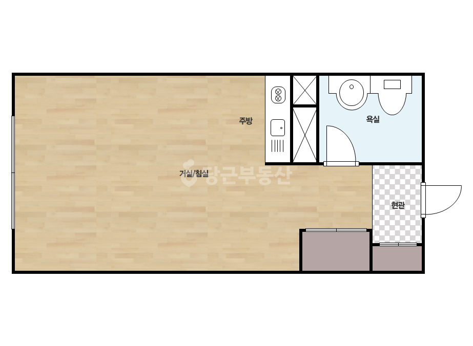 확장 평면도