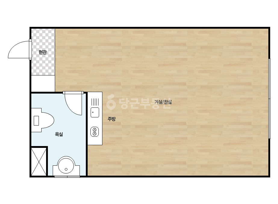확장 평면도