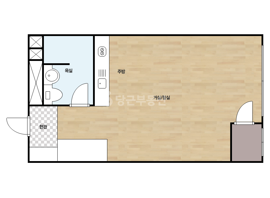 확장 평면도