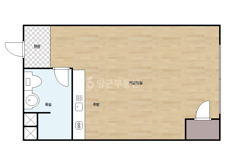 확장 평면도