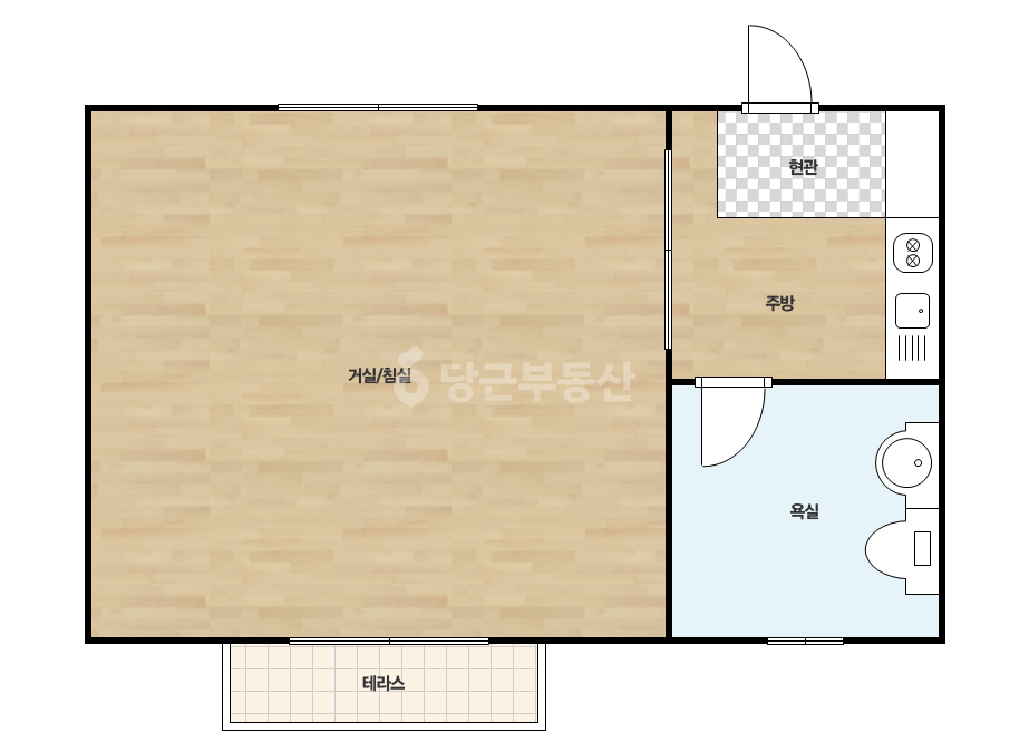 확장 평면도