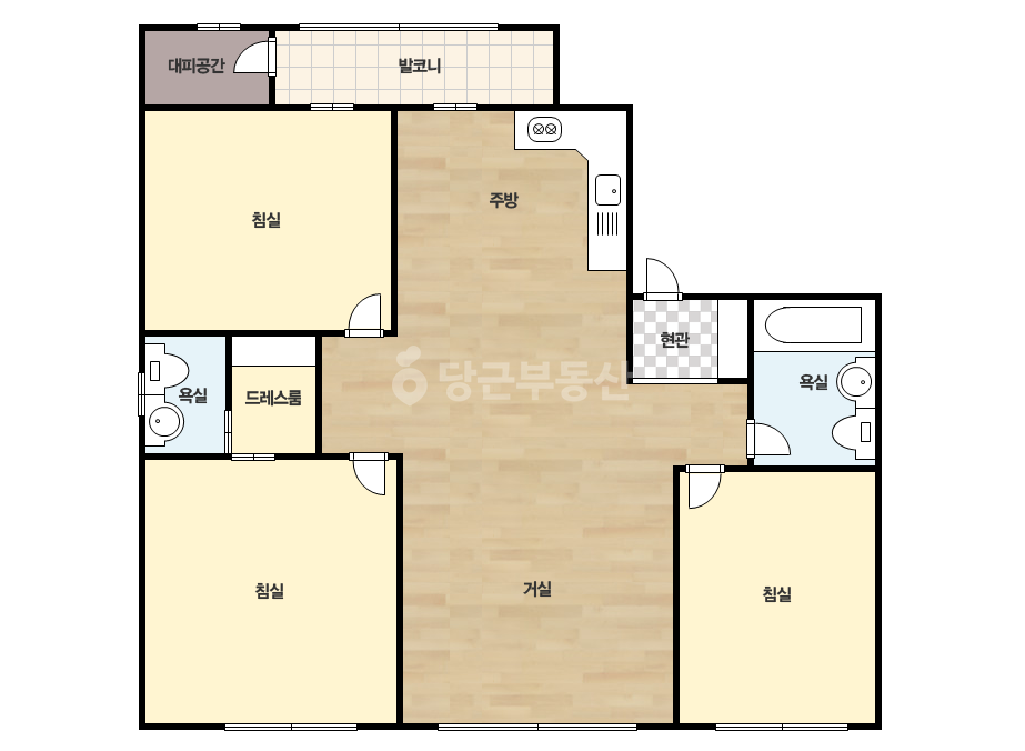 확장 평면도