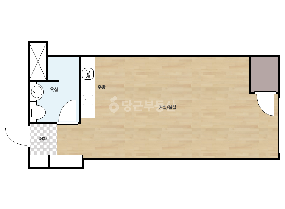 확장 평면도