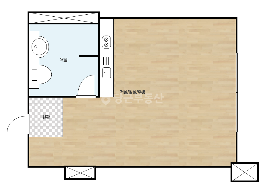 확장 평면도