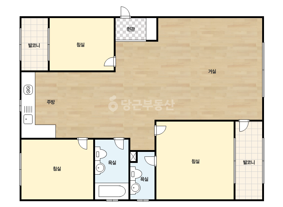 확장 평면도