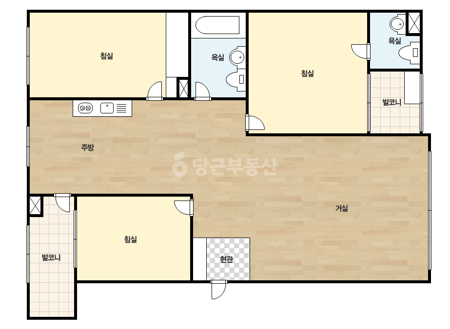 확장 평면도