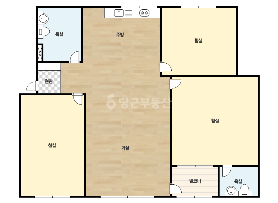 확장 평면도