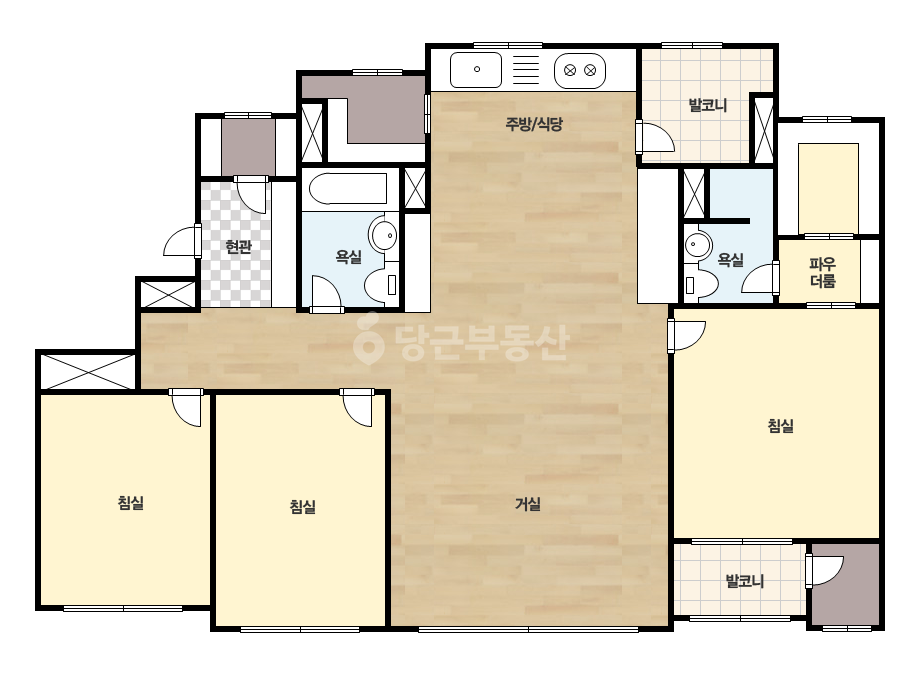 확장 평면도