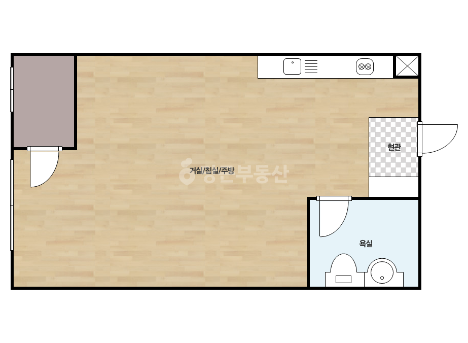 확장 평면도