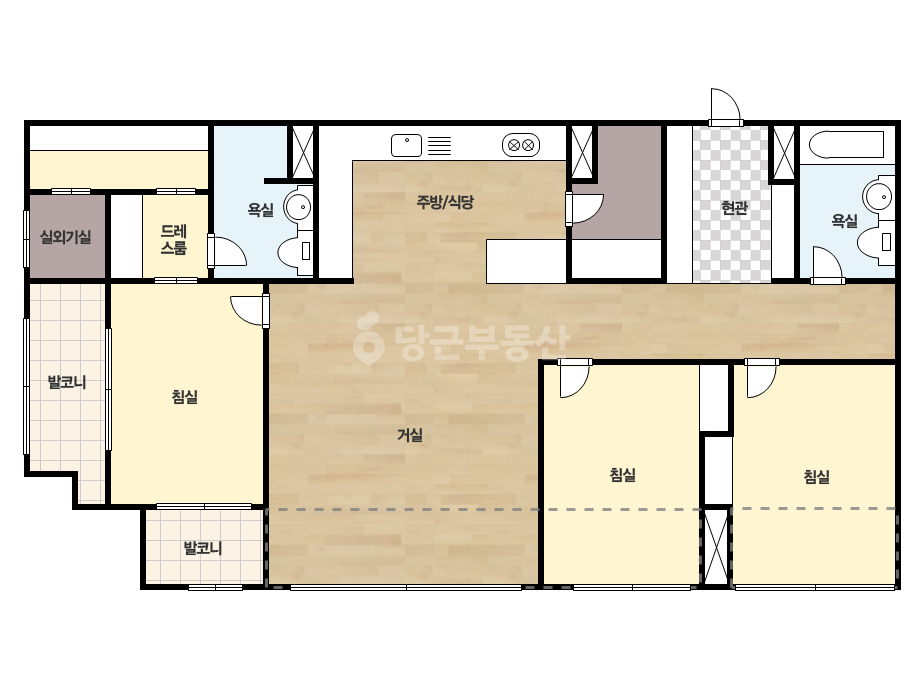 확장 평면도