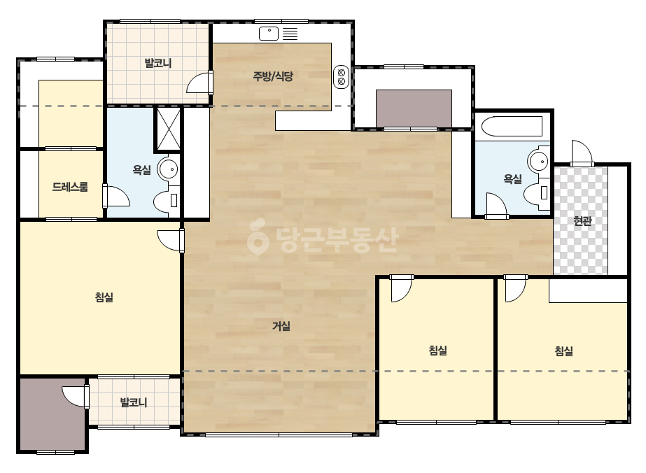 확장 평면도