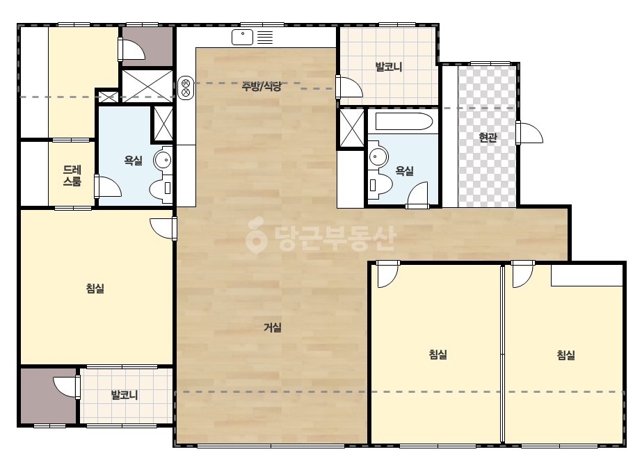 확장 평면도