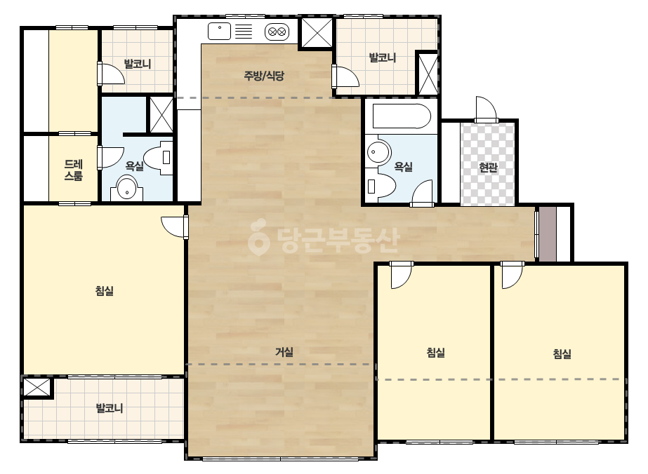 확장 평면도