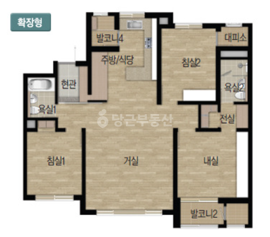 확장 평면도