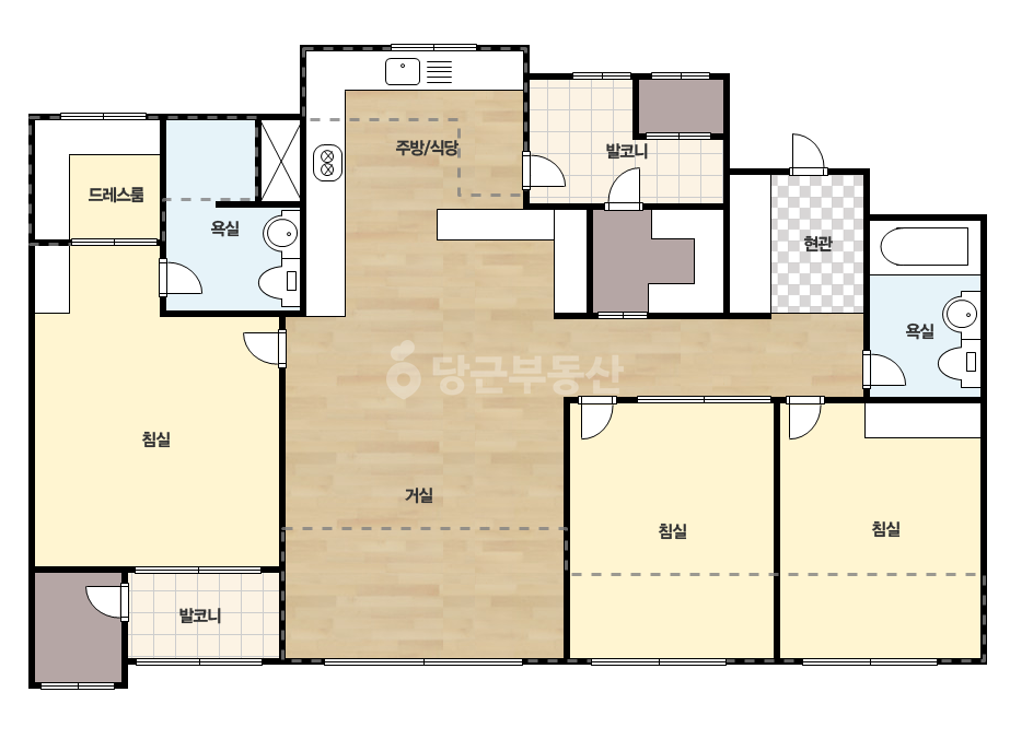 확장 평면도