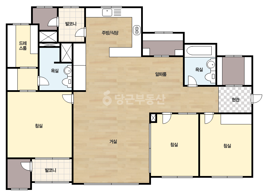 확장 평면도