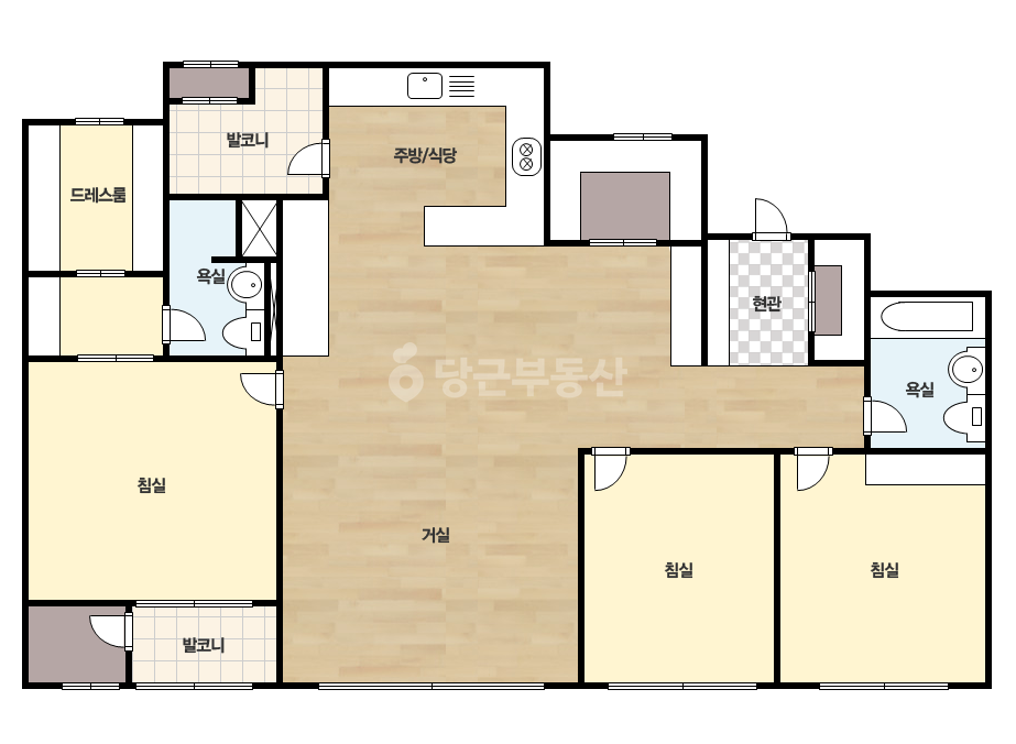 확장 평면도
