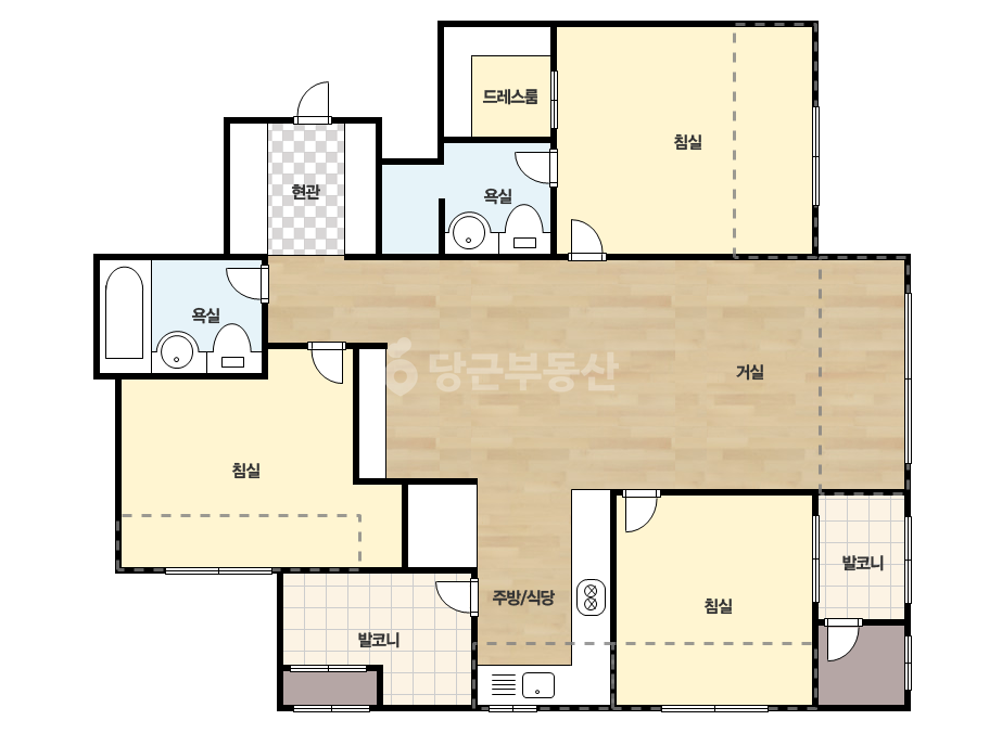 확장 평면도