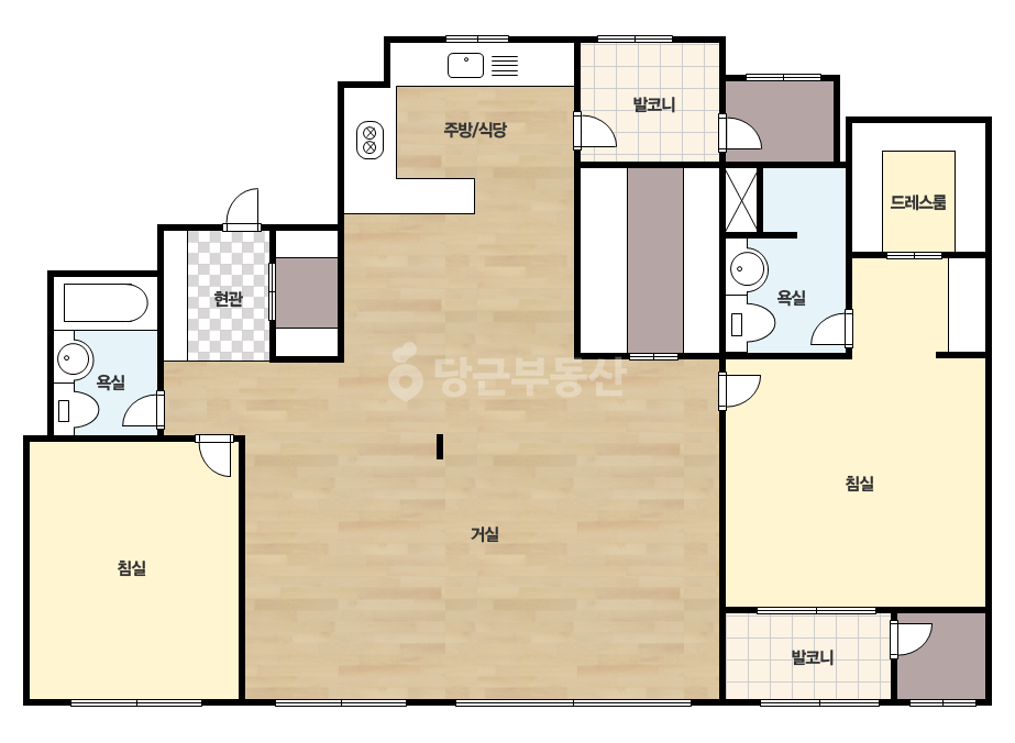 확장 평면도