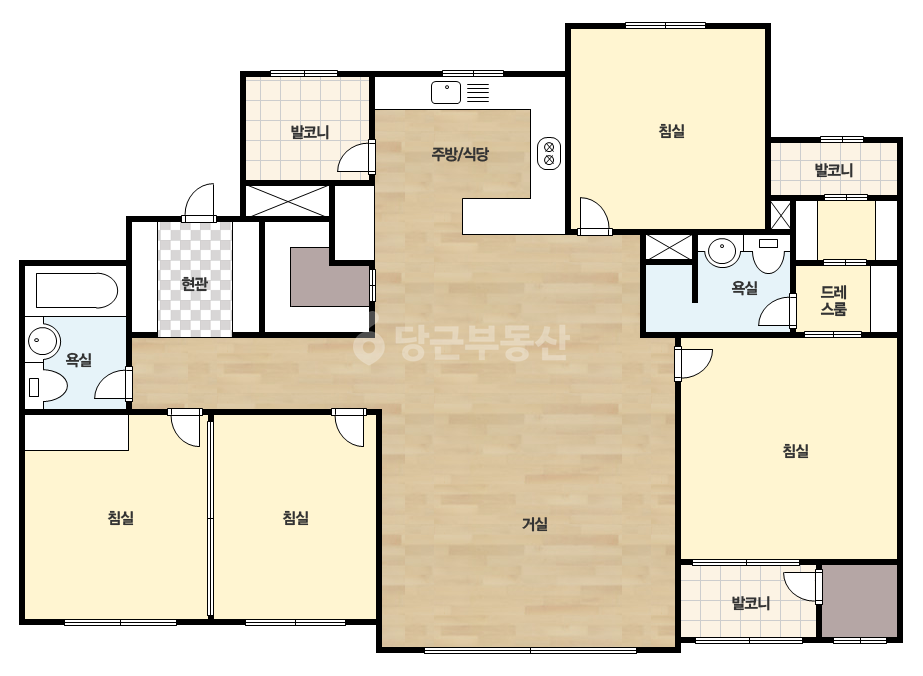 확장 평면도