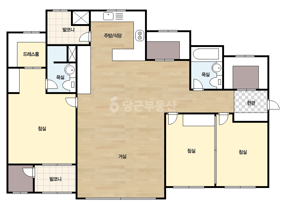 확장 평면도