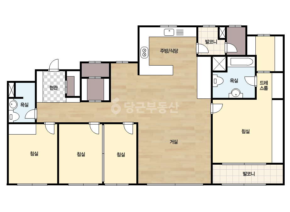 확장 평면도
