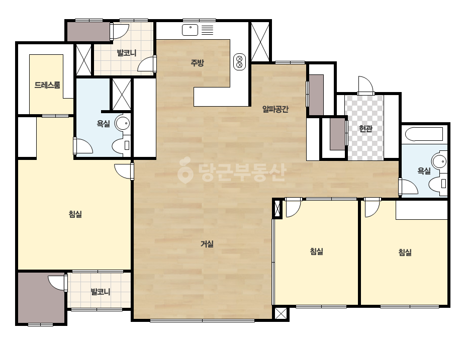 확장 평면도