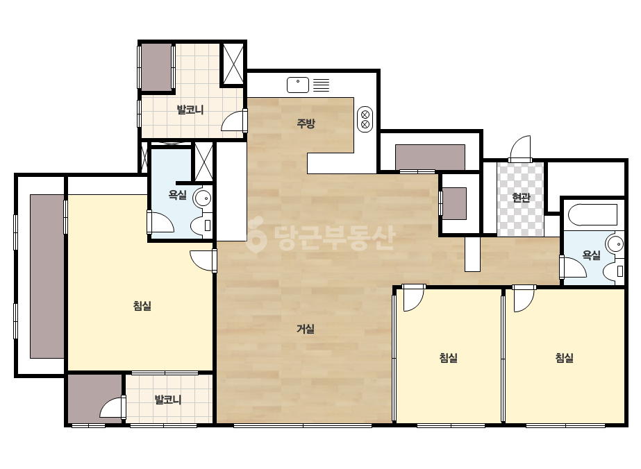 확장 평면도