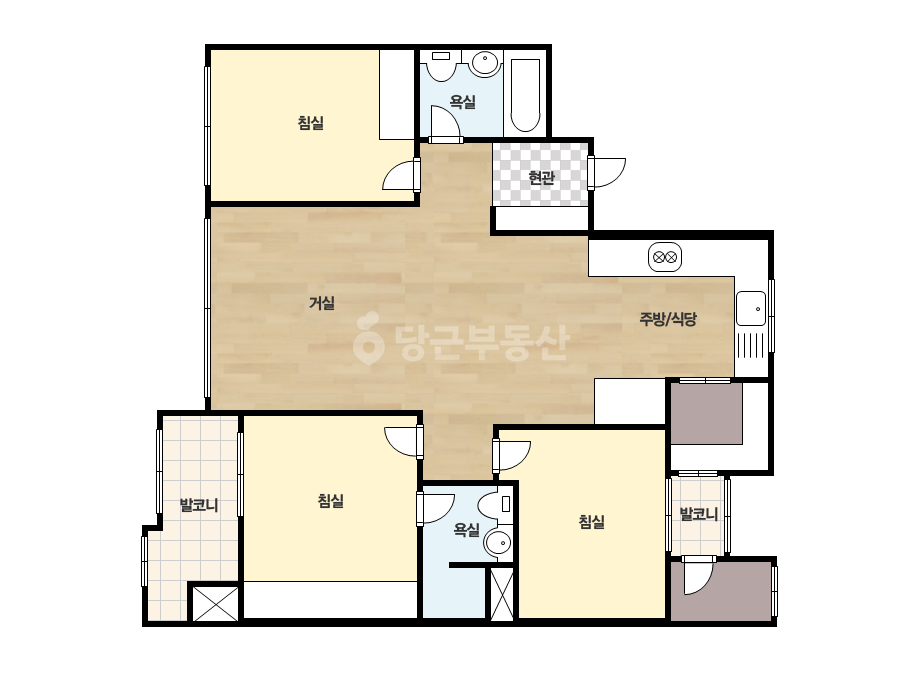 확장 평면도
