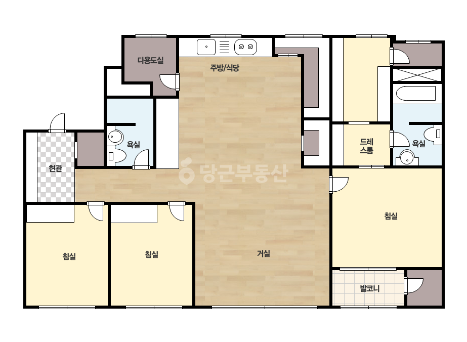 확장 평면도