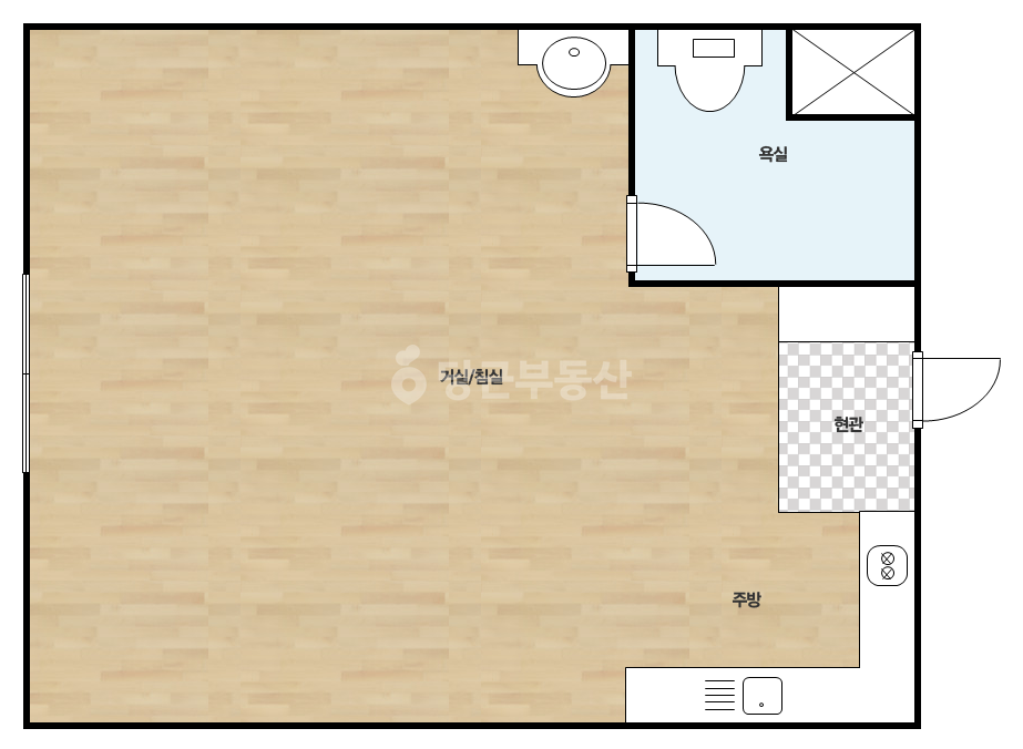 확장 평면도