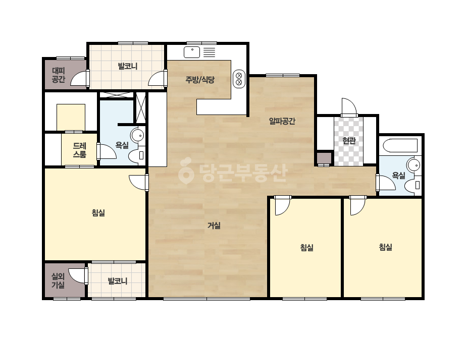 확장 평면도