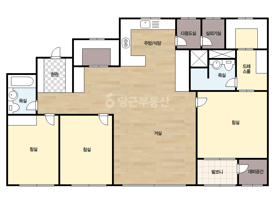 확장 평면도