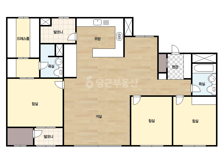 확장 평면도