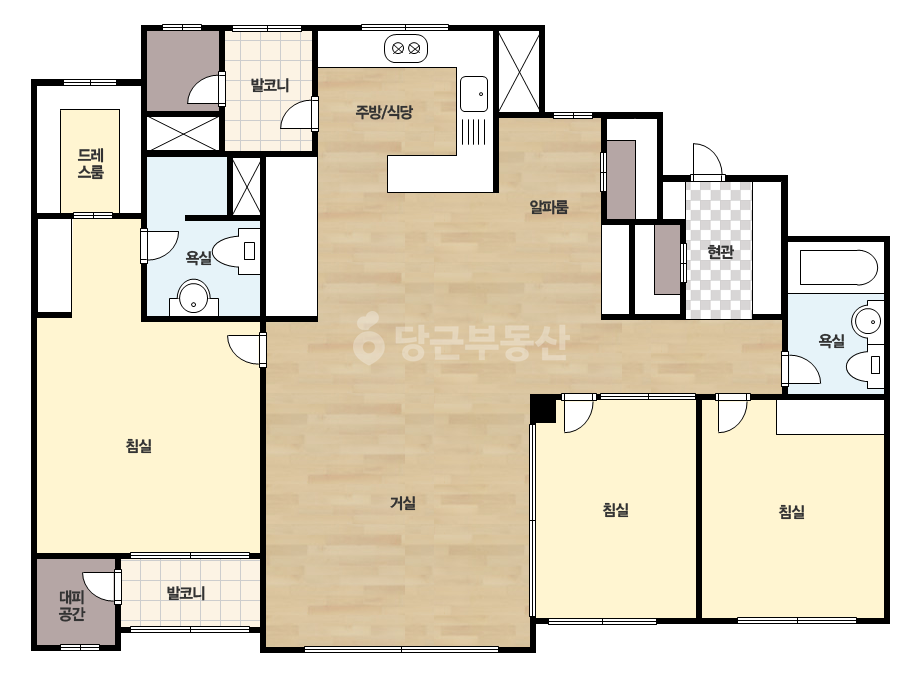 확장 평면도