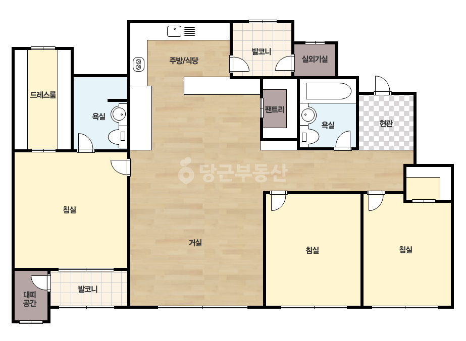 확장 평면도