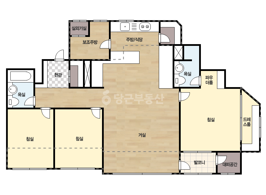 확장 평면도