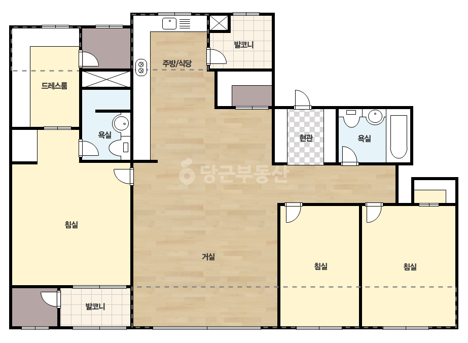 확장 평면도